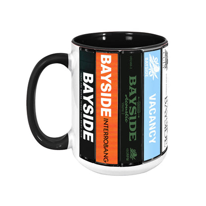 Bayside Albums Cassette Collection Retro Accent Mug