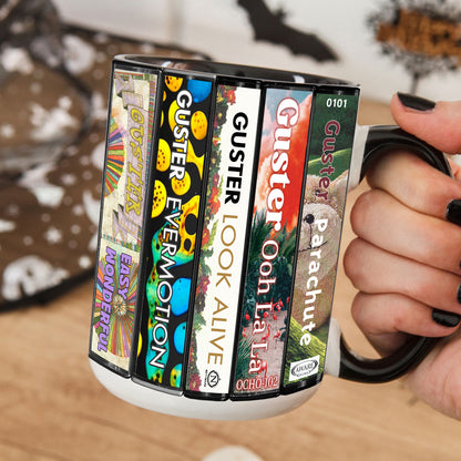 Guster Albums Cassette Collection Retro Accent Mug