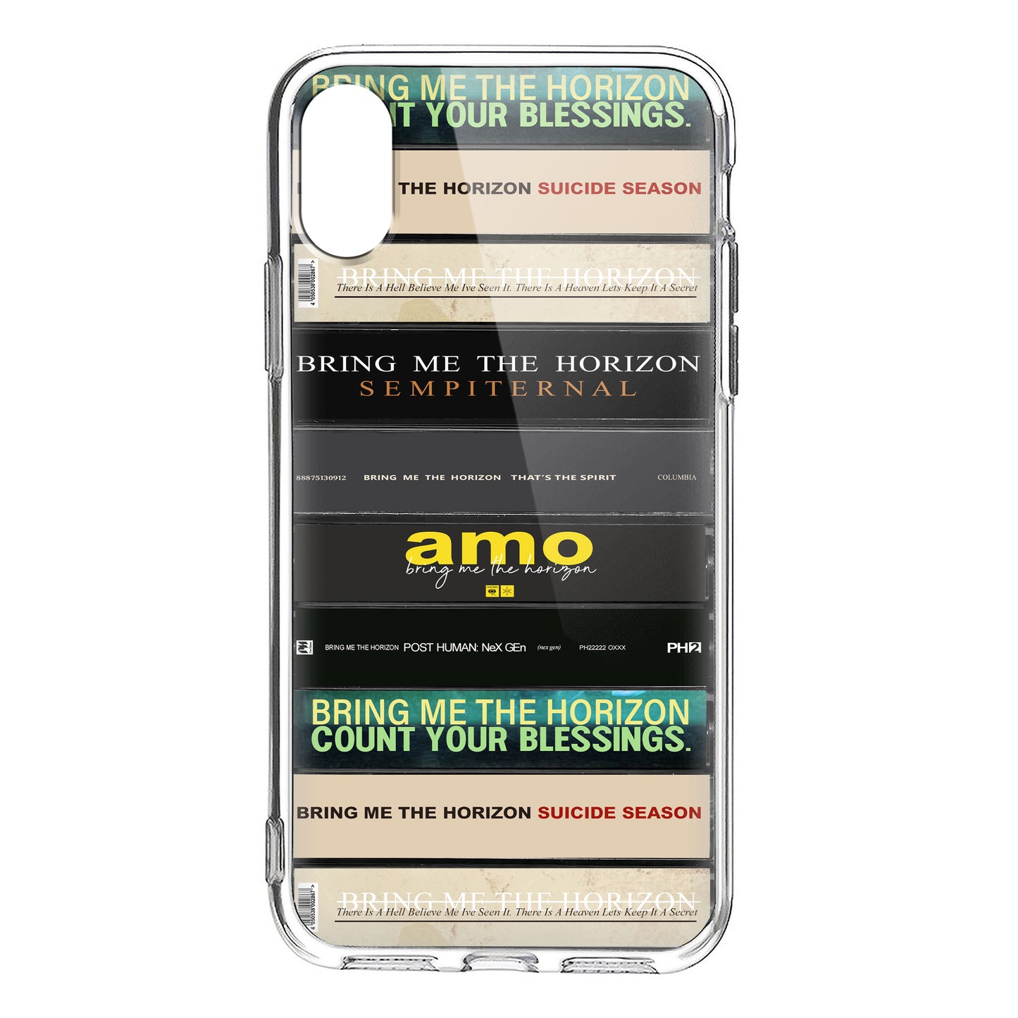 Bring Me the Horizon Albums Cassette Collection Retro Phone Case