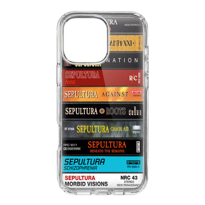 Sepultura Albums Cassette Collection Retro Phone Case