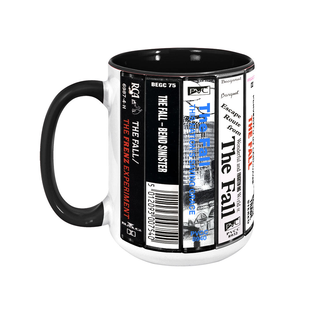 The Fall Albums Cassette Collection Retro Accent Mug