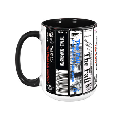 The Fall Albums Cassette Collection Retro Accent Mug