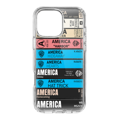 America Albums Cassette Collection Retro Phone Case