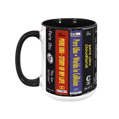 Pere Ubu Albums Cassette Collection Retro Accent Mug