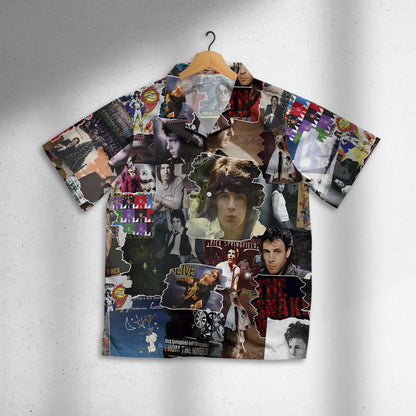 Rick Springfield Albums Covers Collage Unisex Hawaiian Shirt