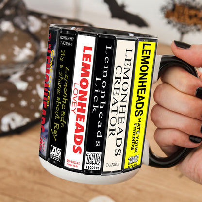 The Lemonheads Albums Cassette Collection Retro Accent Mug
