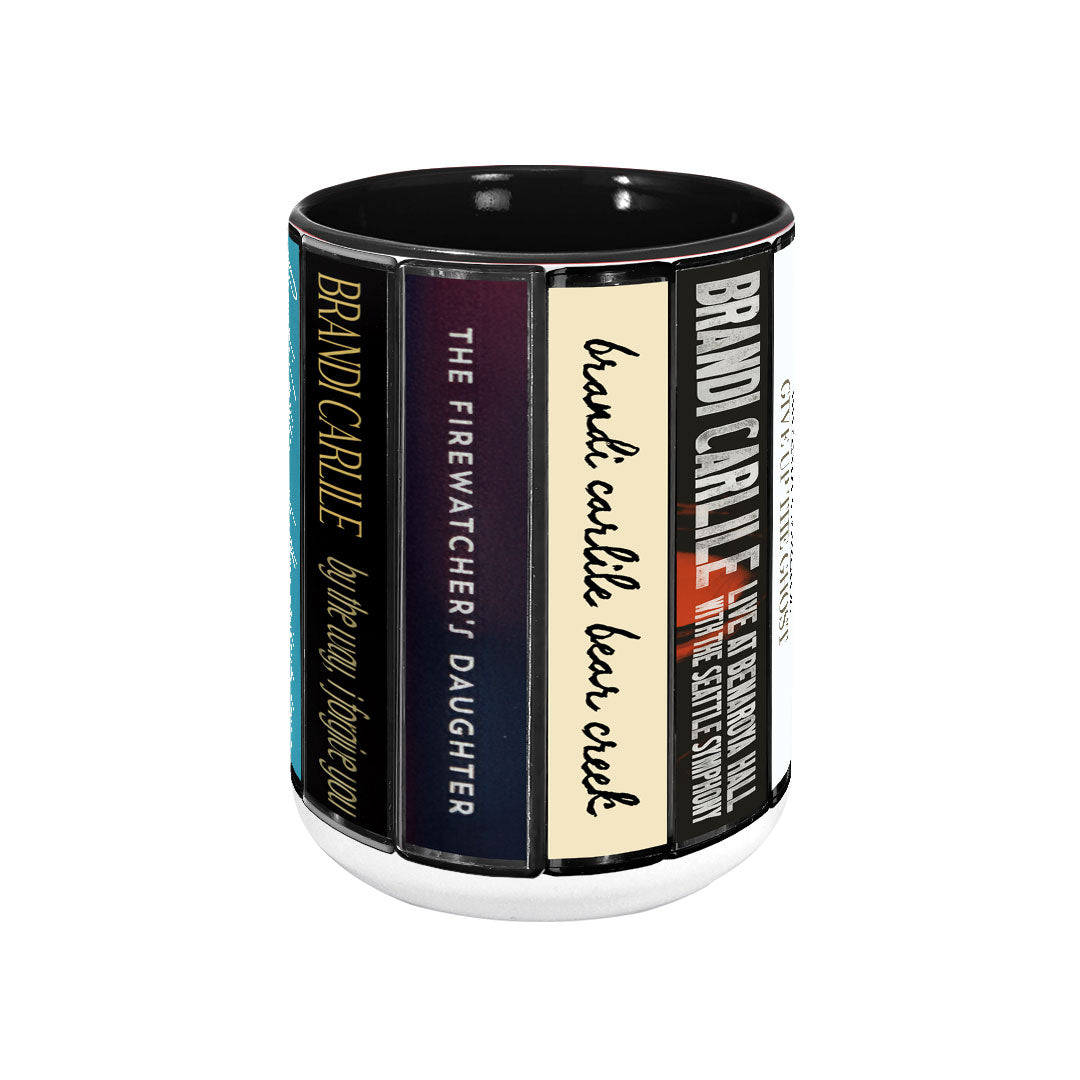 Brandi Carlile Albums Cassette Collection Retro Accent Mug