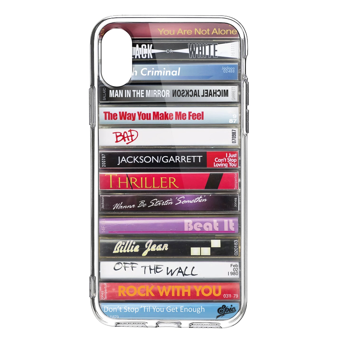 Michael Jackson Music Cassette Collection Retro Phone Case
