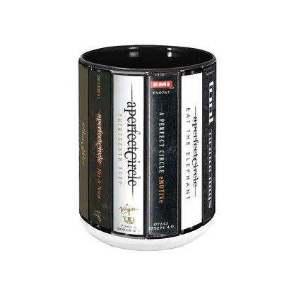 Maynard James Keenan's Legacy Cassette Collection Retro Accent Mug