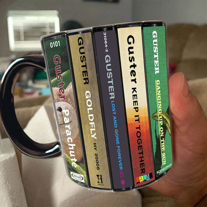 Guster Albums Cassette Collection Retro Accent Mug