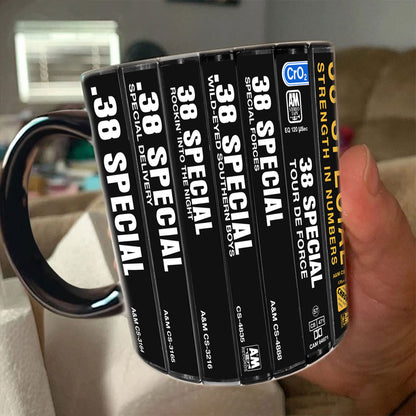 38 Special Albums Cassette Collection Retro Accent Mug