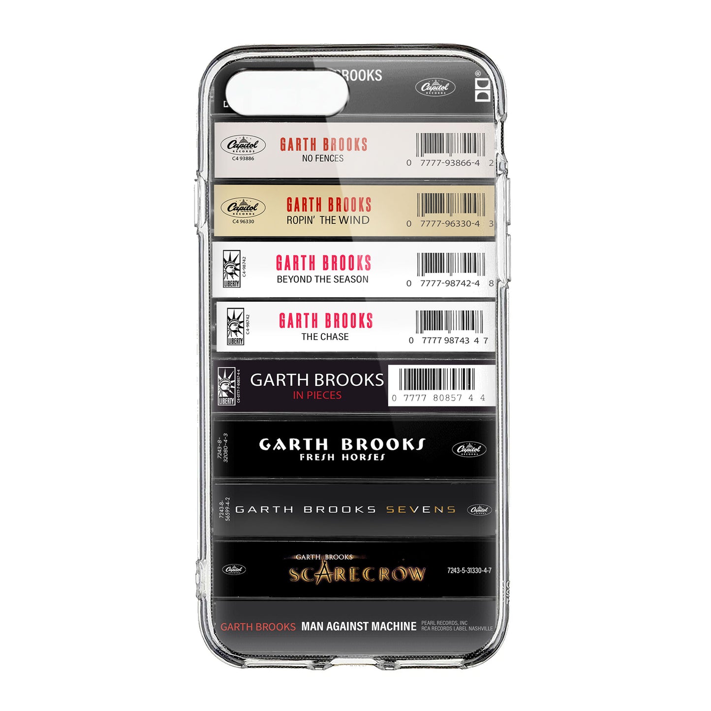 Garth Brooks Albums Cassette Collection Retro MagSafe Phone Case