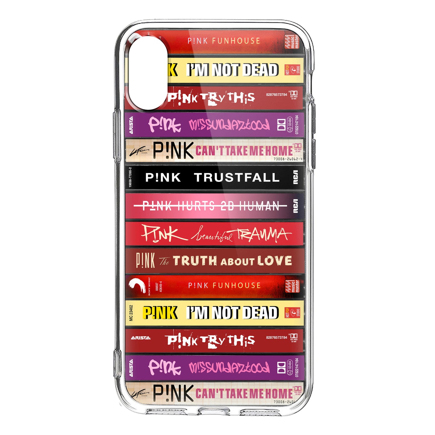 P!NK Albums Cassette Collection Retro Phone Case