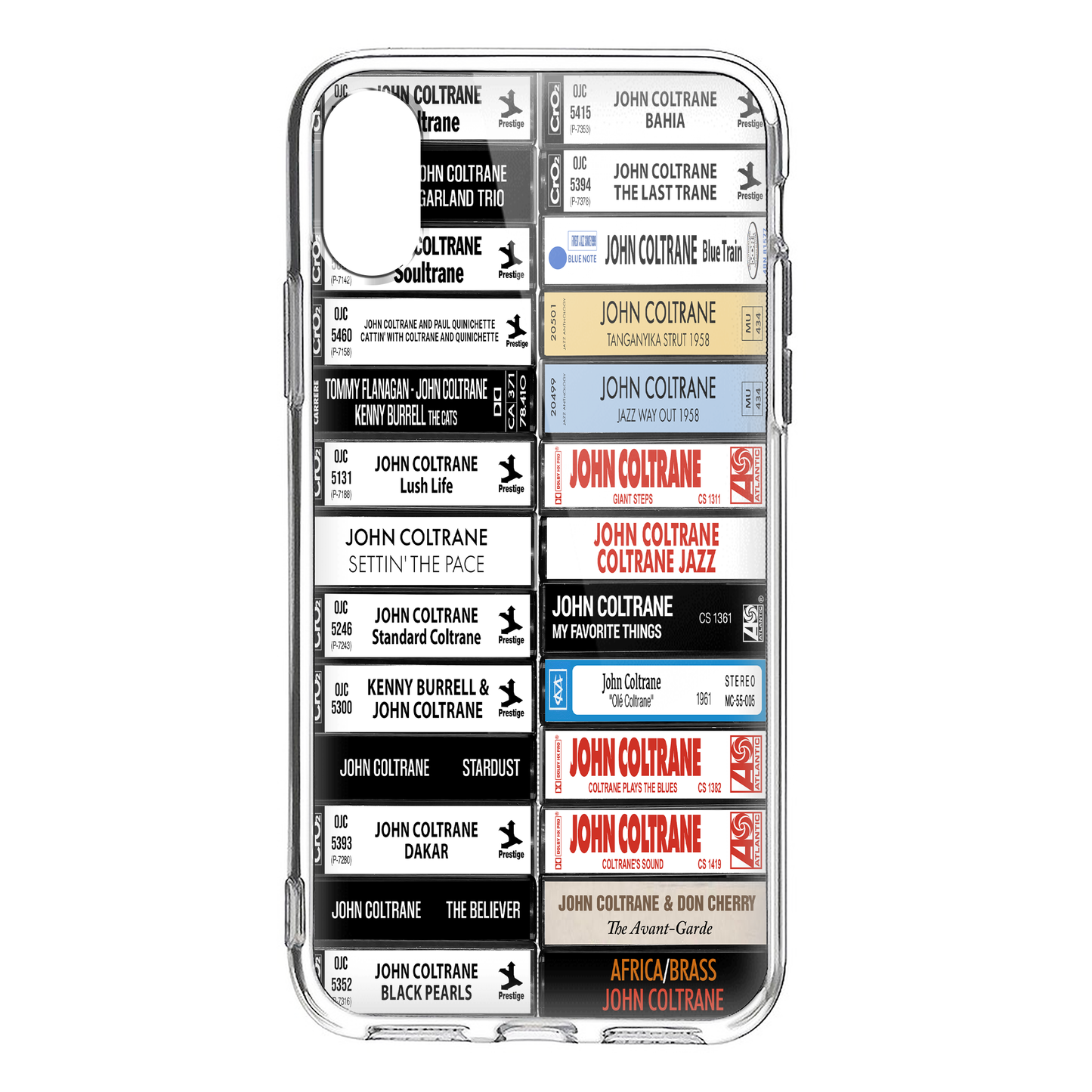 John Coltrane Albums Cassette Collection Retro Phone Case