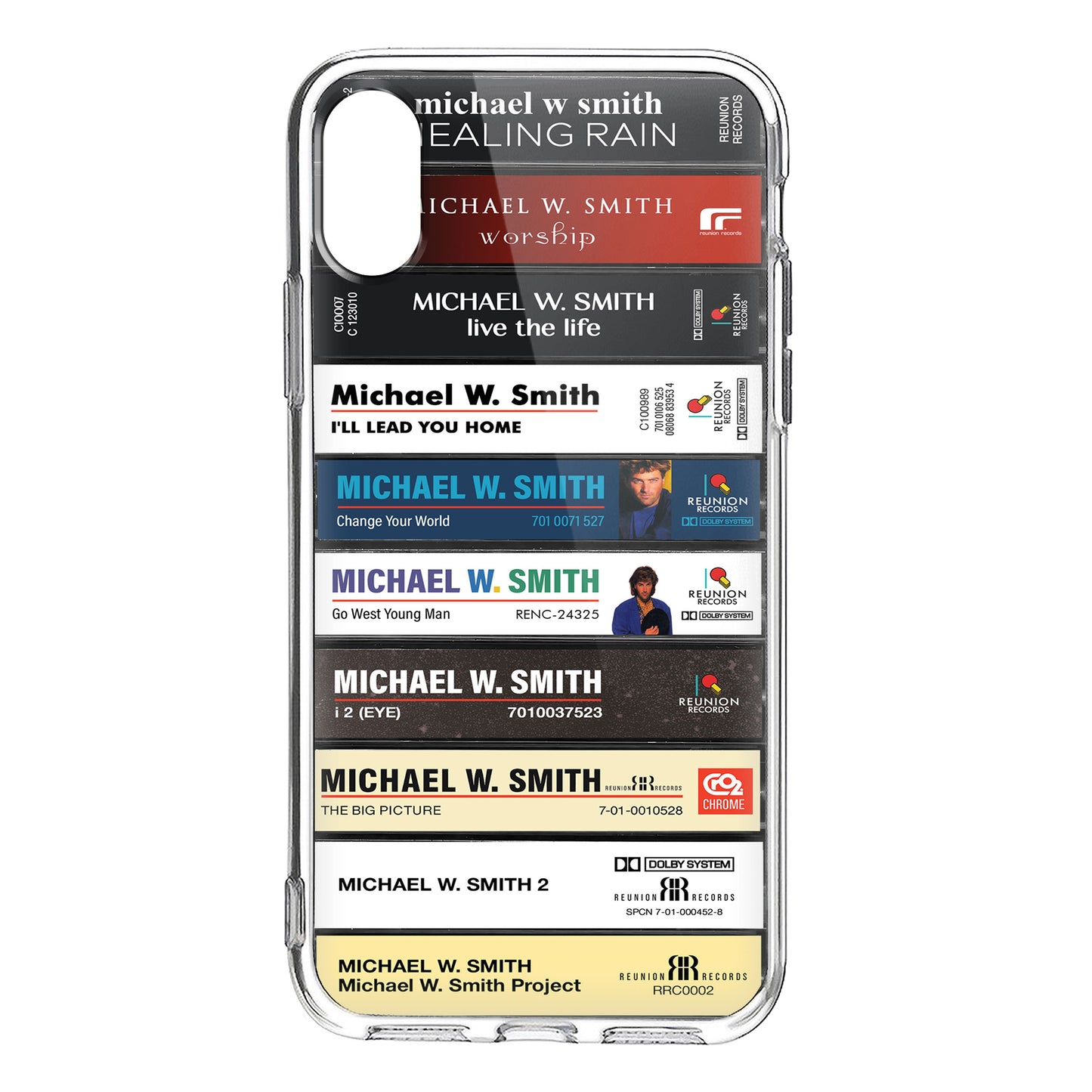 Michael W. Smith Albums Cassette Collection Retro Phone Case