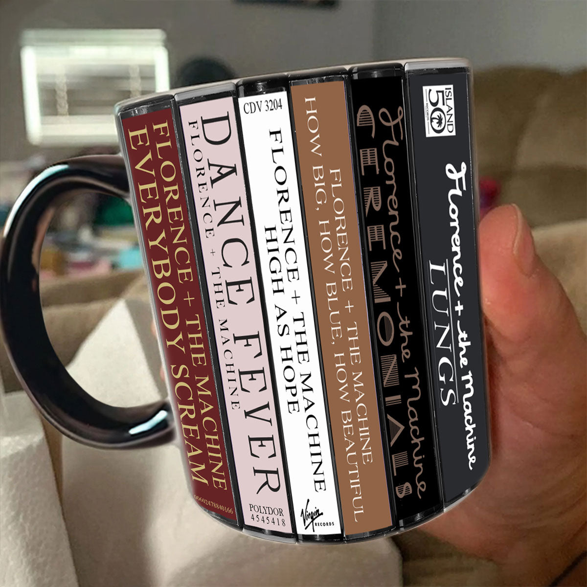Florence and the Machine Albums Cassette Collection Retro Accent Mug