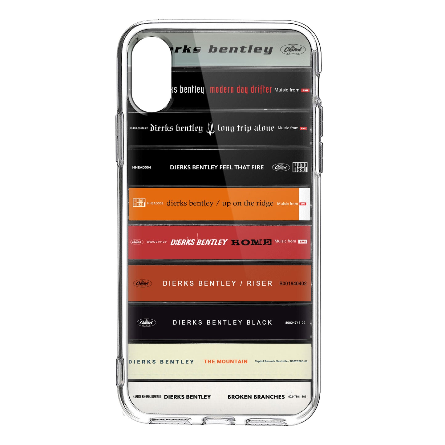 Dierks Bentley Albums Cassette Collection Retro Phone Case