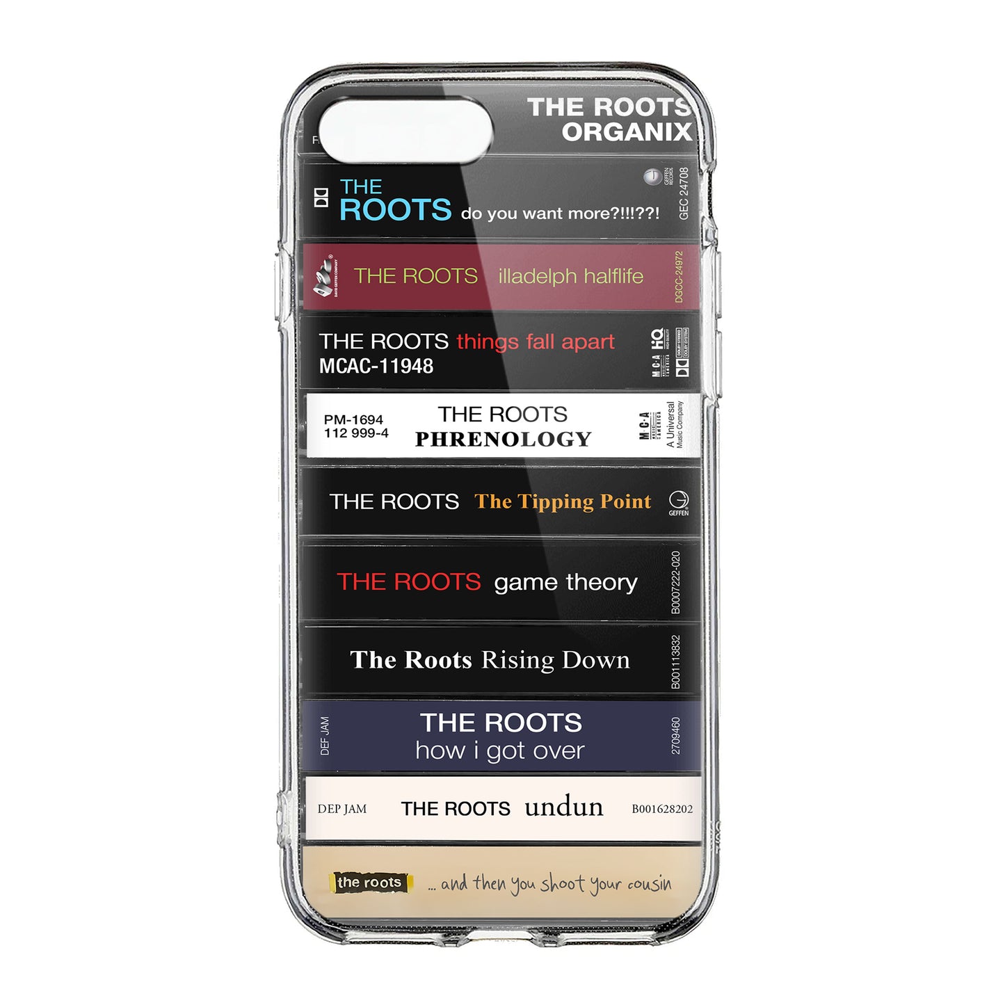 The Roots Albums Cassette Collection Retro Phone Case