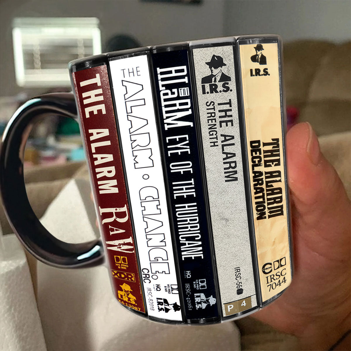 The Alarm Albums Cassette Collection Retro Accent Mug