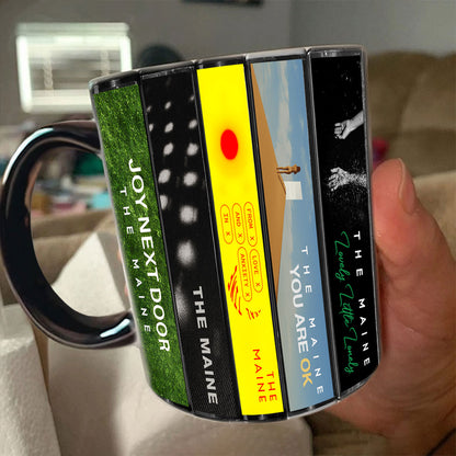 The Maine Albums Cassette Collection Retro Accent Mug