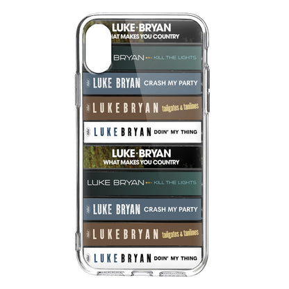 Luke Bryan Albums Cassette Collection Retro Phone Case