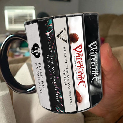 Bullet for My Valentine Albums Cassette Collection Retro Accent Mug