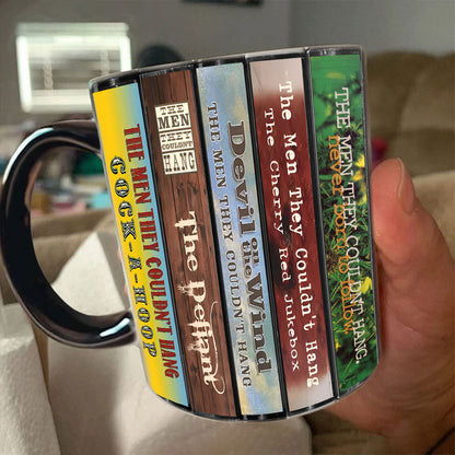 The Men They Couldn't Hang Albums Cassette Collection Retro Accent Mug