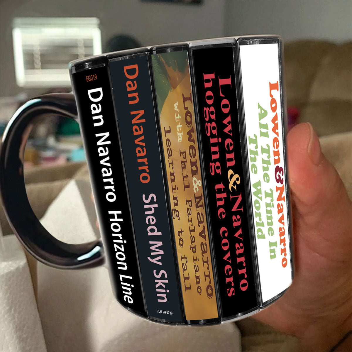 Lowen & Navarro Albums Cassette Collection Retro Accent Mug