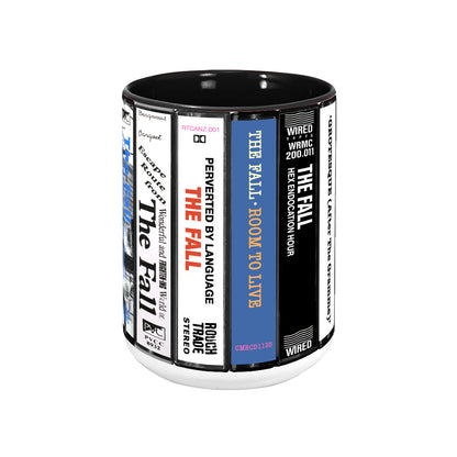 The Fall Albums Cassette Collection Retro Accent Mug