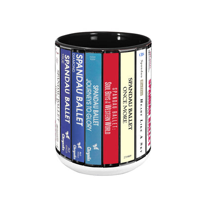 Spandau Ballet Albums Cassette Collection Retro Accent Mug