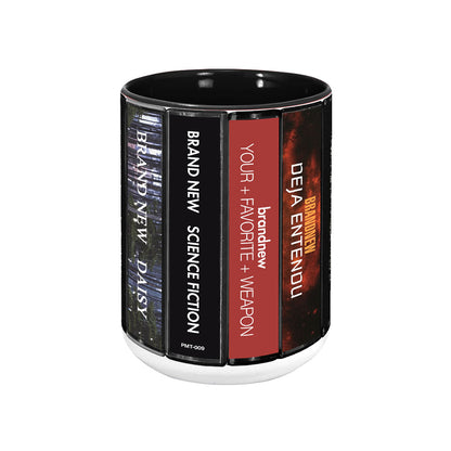 Brand New Albums Cassette Collection Retro Accent Mug