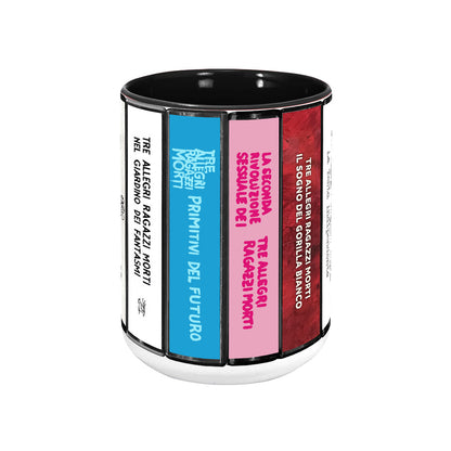 Tre Allegri Ragazzi Morti Albums Cassette Collection Retro Accent Mug