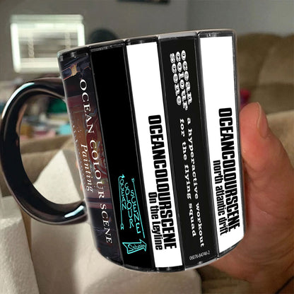 Ocean Colour Scene Albums Cassette Collection Retro Accent Mug