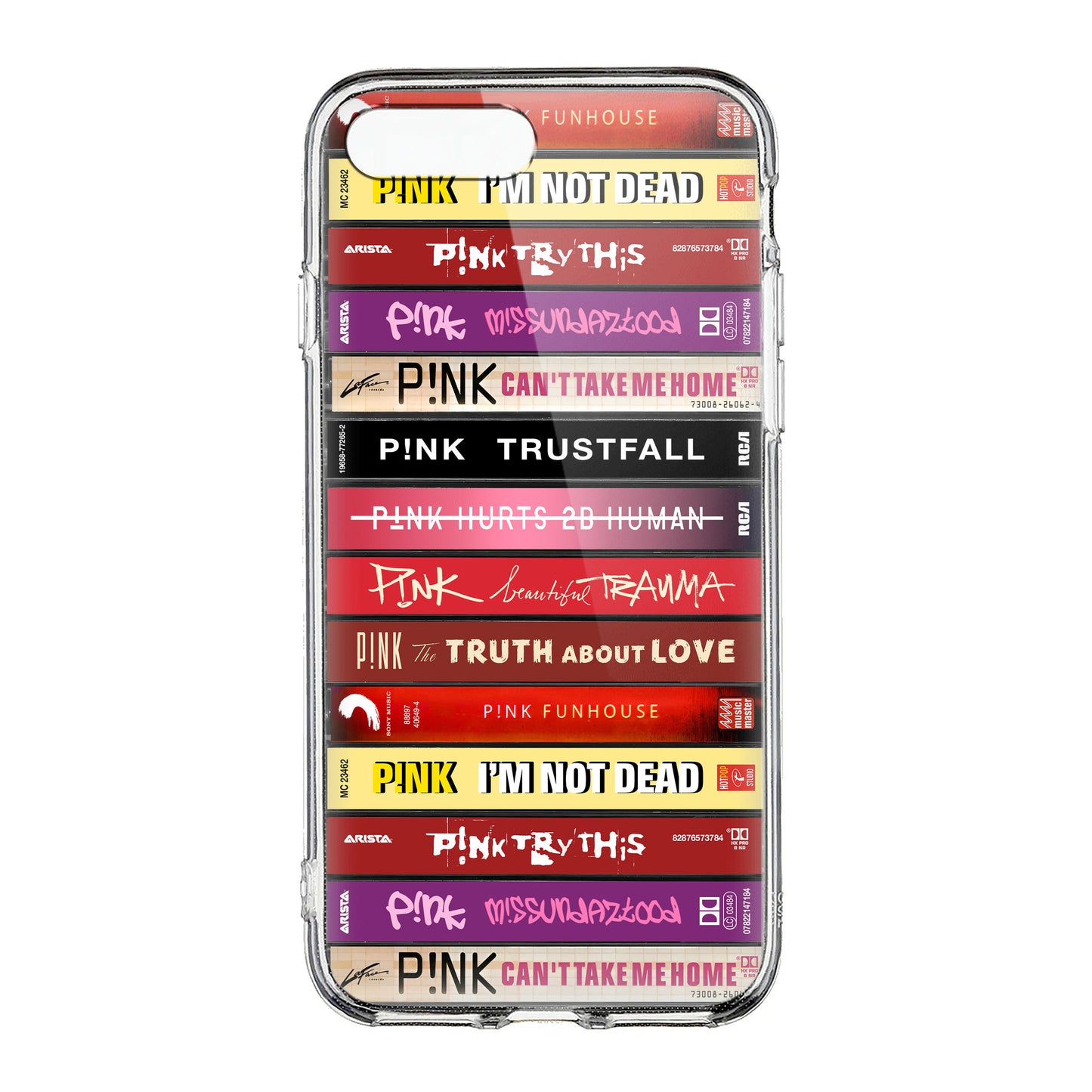 P!NK Albums Cassette Collection Retro Phone Case