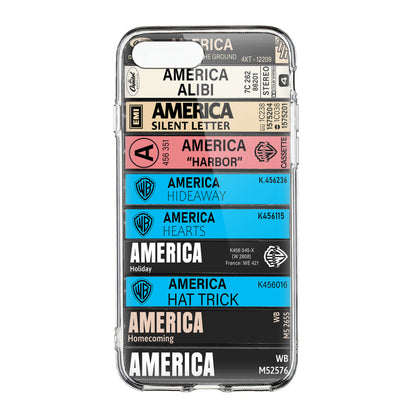America Albums Cassette Collection Retro Phone Case