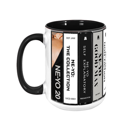 Ne-Yo Albums Cassette Collection Retro Accent Mug