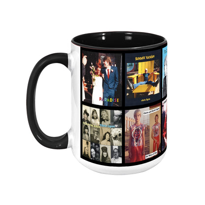 Chris Ligon Albums Cassette Collection Retro Accent Mug