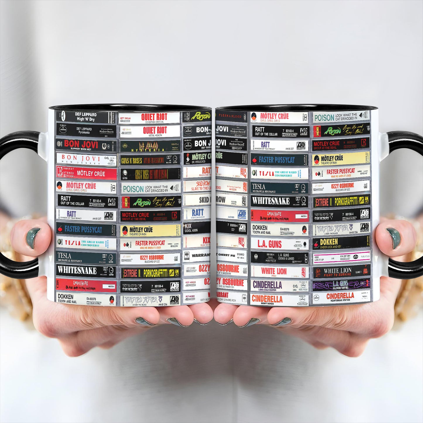 Metal Heavy Metal Kings Classic Tapes Accent Coffee Mug