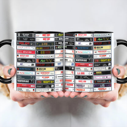 Metal Heavy Metal Kings Classic Tapes Accent Coffee Mug