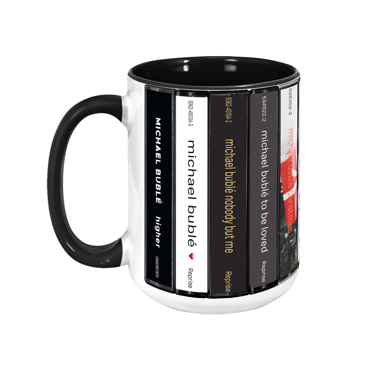 Michael Bublé Albums Cassette Collection Retro Accent Mug