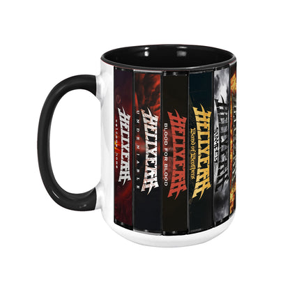 Hellyeah Albums Cassette Collection Retro Accent Mug