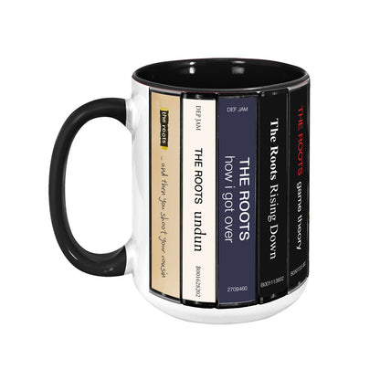 The Roots Albums Cassette Collection Retro Accent Mug