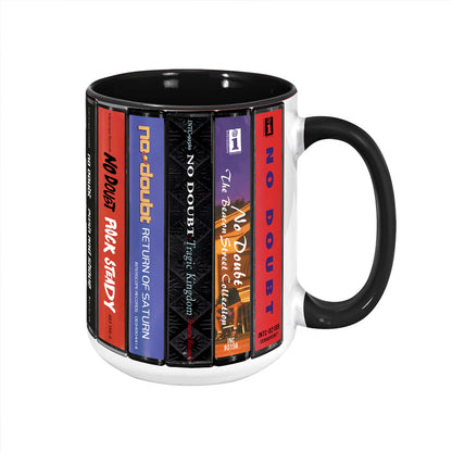 No Doubt Albums Cassette Collection Retro Accent Mug