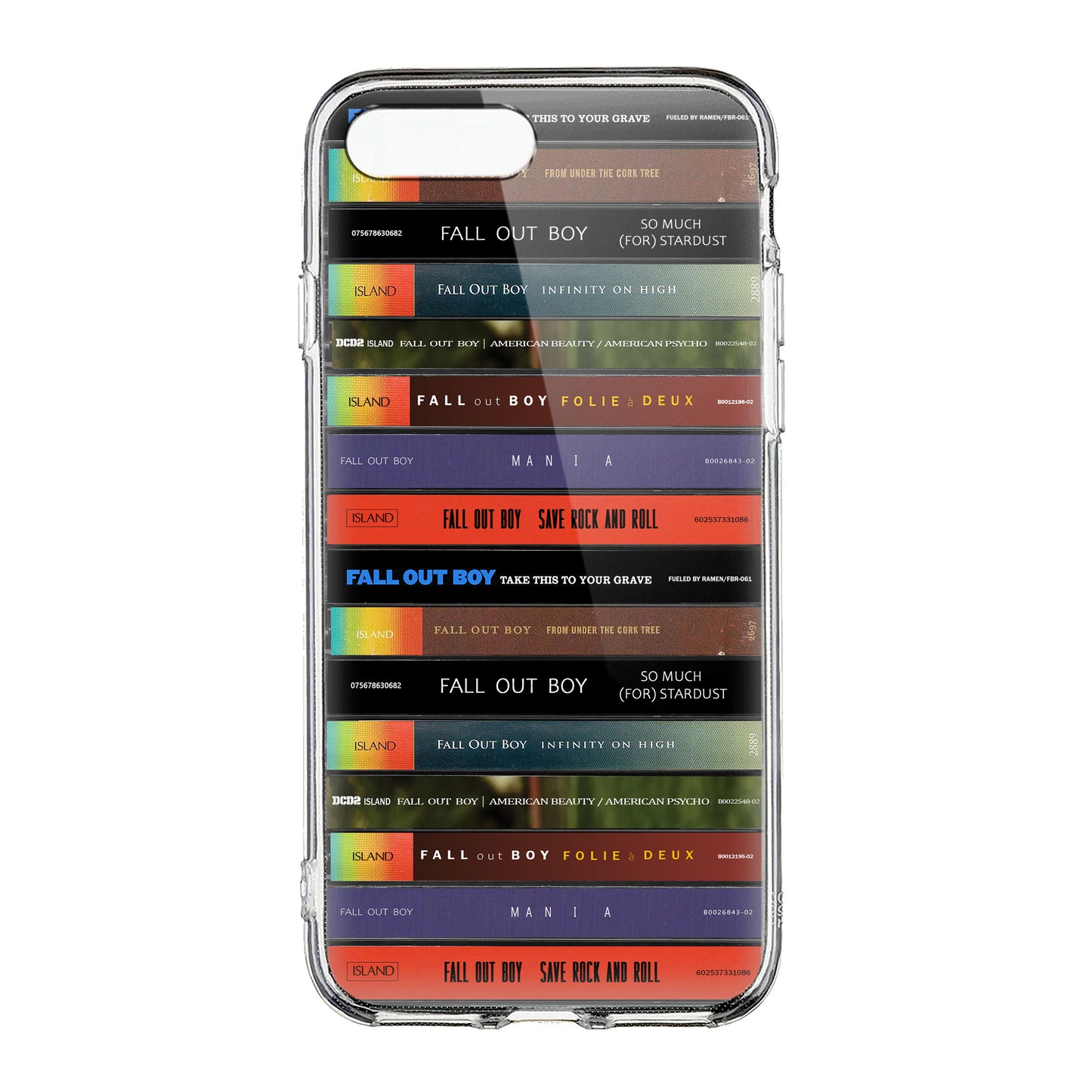 Fall Out Boy Albums Cassette Collection Retro Phone Case
