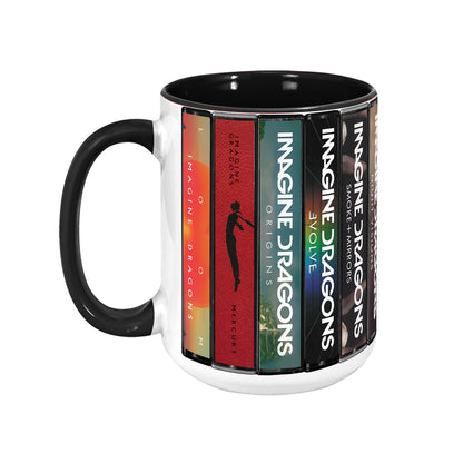 Imagine Dragons Albums Cassette Collection Retro Accent Mug
