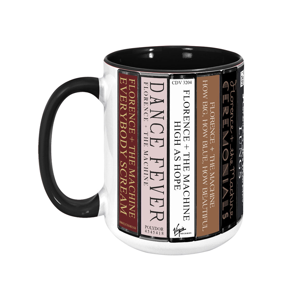 Florence and the Machine Albums Cassette Collection Retro Accent Mug