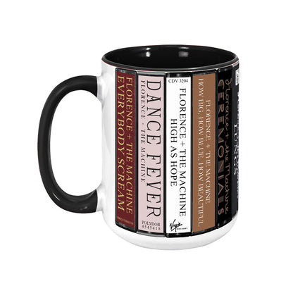 Florence and the Machine Albums Cassette Collection Retro Accent Mug
