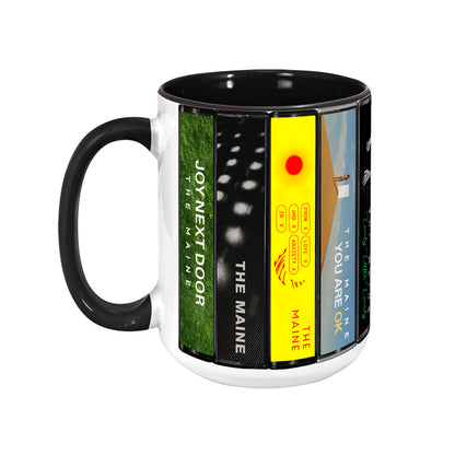 The Maine Albums Cassette Collection Retro Accent Mug