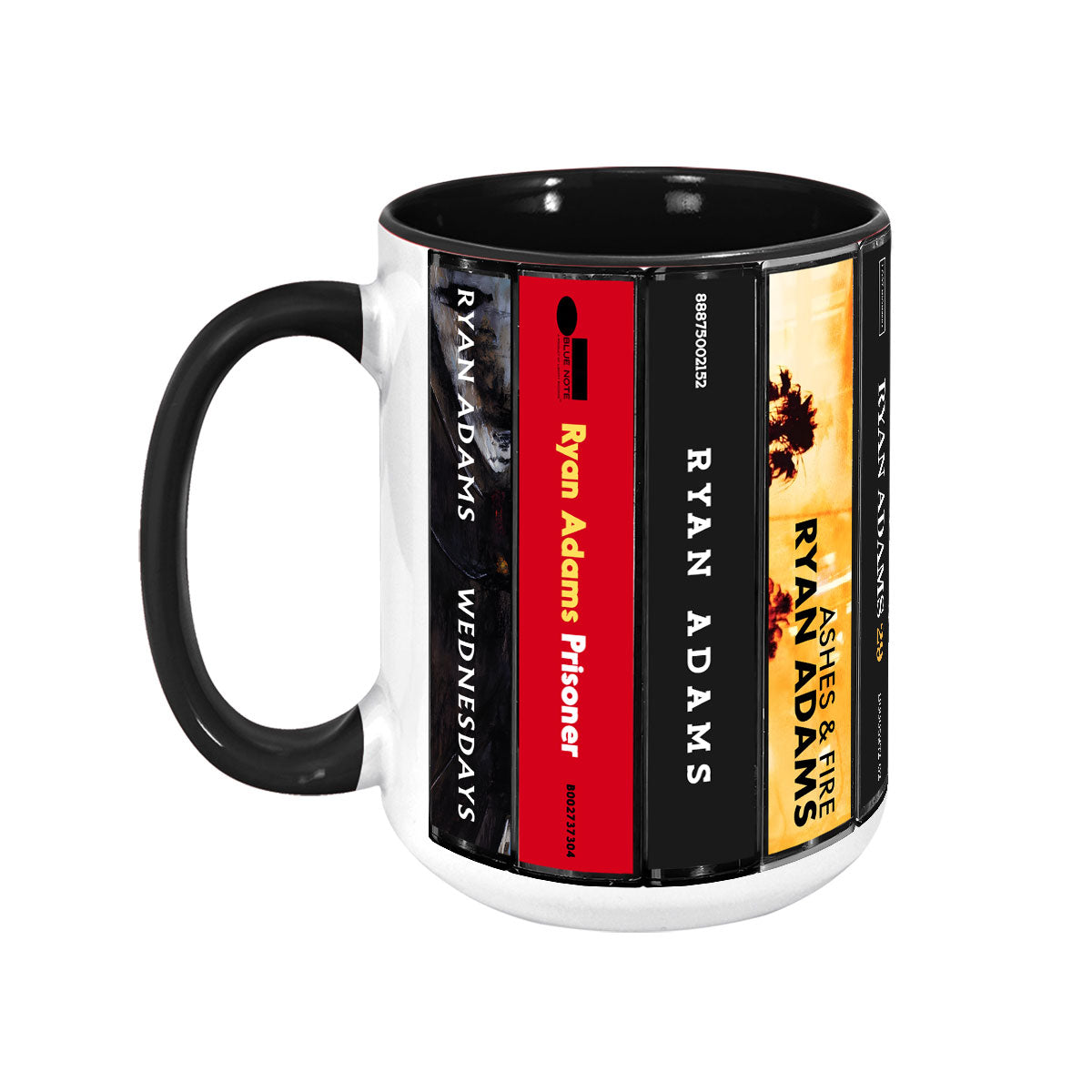 Ryan Adams Albums Cassette Collection Retro Accent Mug