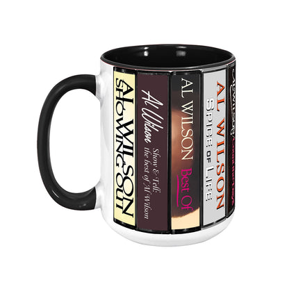 Al Wilson Albums Cassette Collection Retro Accent Mug